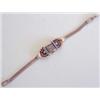 Image 1 : RETRO FOURTEEN KARAT ROSE GOLD LADY'S WRISTWATCH Swiss. Circa 1940. Maker: Gruen Watch Co. Dial a...