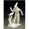 Image 1 : MEISSEN BLANC DE CHINE PORCELAIN GROUP German. 19th Century. Underglazed blue crossed swords, imp...