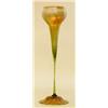 Image 1 : TIFFANY STUDIOS FAVRILE GLASS FLORIFORM VASE American. Circa 1902. Inscribed L.C.T. Q1701. The in...