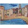 Image 1 : ISIS KISCHKA (French. 1908-1974) "St. Tropez-Le Village". Signed Kischka l/r. Also signed on the...