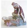 Image 1 : ROYAL DUX POTTERY CENTERPIECE Bohemian. Circa 1920. With molded pink triangle factory mark and nu...