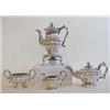 Image 1 : FOUR PIECE GEORGE IV STERLING SILVER TEA SERVICE English. London. 1827-1828. Maker: John Angell,...