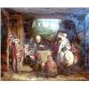 Image 1 : ENGLISH SCHOOL (19th Century) "In the Classroom". Unsigned. Oil on Canvas. Measuring 25" by 30"....