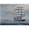Image 1 : BRUCE ELLIOTT ROBERTS (American. 20th Century) "Bound for the Islands". Signed Bruce Elliott Robe...