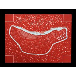 Original Painting on Canvas of a Piece in the American Museum of Natural History by Sergio Gonzales 