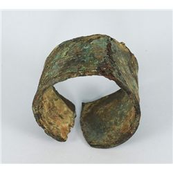 Ancient Copper Bracelet 6 5/8" L. 1 3/4" W. Corroded Condition