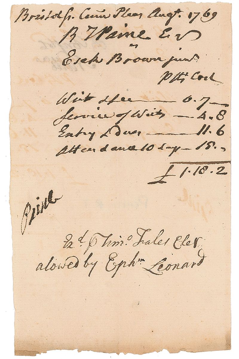 declaration of independence robert treat paine massachusetts