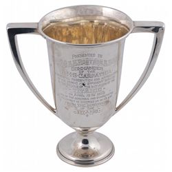 Titanic Rescue Loving Cup Awarded to Carpathia's Captain Rostron by the 'Unsinkable' Molly Brown