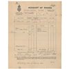 Image 1 : Titanic Account of Wages