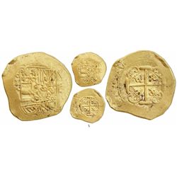 Mexico City, Mexico, cob 8 escudos, Philip V, assayer J (style of 1711-2), from the 1715 Fleet.