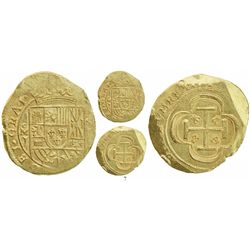 Mexico City, Mexico, cob 8 escudos, 1714J, date on reverse, GRAT on obverse, from the 1715 Fleet.