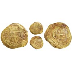 Mexico City, Mexico, cob 8 escudos, 1715J, from the 1715 Fleet.