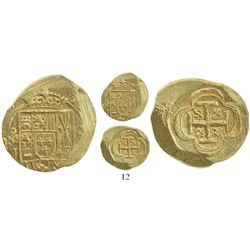 Mexico City, Mexico, cob 2 escudos, (1714)J, from the 1715 Fleet.