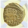 Image 2 : Mexico City, Mexico, cob 2 escudos, (1715J), from the 1715 Fleet, encapsulated NGC AU 55.