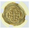 Image 3 : Mexico City, Mexico, cob 2 escudos, (1715J), from the 1715 Fleet, encapsulated NGC AU 55.