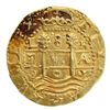 Image 2 : Lima, Peru, cob 8 escudos, 1701H, Philip V, extremely rare, from the 1715 Fleet.