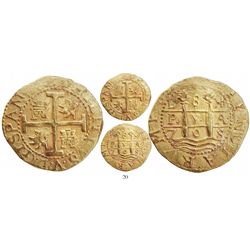 Lima, Peru, cob 8 escudos, 1708H, from the 1715 Fleet.