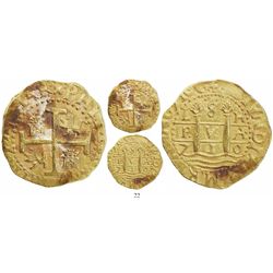 Lima, Peru, cob 8 escudos, 1710H, from the 1715 Fleet.