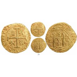 Lima, Peru, cob 8 escudos, 1711M, from the 1715 Fleet.