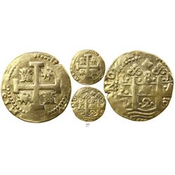 Lima, Peru, cob 8 escudos, 1727M.