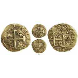 Lima, Peru, cob 8 escudos, 1748R, king's name as "FFRD…" in legend.