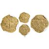 Image 1 : Cuzco, Peru, cob 2 escudos, 1698M, from the 1715 Fleet, encapsulated NGC MS 64, finest known specime