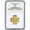 Image 2 : Cuzco, Peru, cob 2 escudos, 1698M, from the 1715 Fleet, encapsulated NGC MS 64, finest known specime
