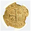 Image 4 : Cuzco, Peru, cob 2 escudos, 1698M, from the 1715 Fleet, encapsulated NGC MS 64, finest known specime