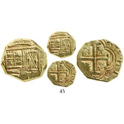 Bogota, Colombia, cob 2 escudos, (16)60/59R, assayer to right, rare.