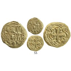 Bogota, Colombia, cob 2 escudos, 1748SR, assayer to left, mintmark FS to right of shield, rare.