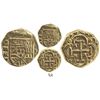 Image 1 : Madrid, Spain, cob 2 escudos, 1701BR, very rare, Calico Plate Coin.