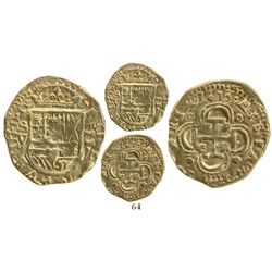 Seville, Spain, cob 2 escudos, 1613V, huge flan.