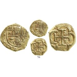 Seville, Spain, cob 4 escudos, Philip IV, assayer R.