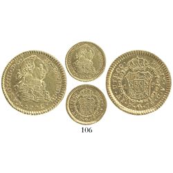 Popayan, Colombia, bust 1 escudo, Charles III, 1772JS.