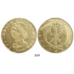 Bogota, Colombia, 8 escudos, 1833RS.