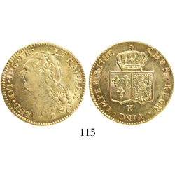 France (Bordeaux mint), double louis d' or, Louis XVI, 1786-K.
