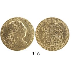 Great Britain (London, England), guinea, George III, 1766, from the Halsewell (1786), rare provenanc