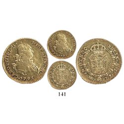 Lima, Peru, bust 1 escudo, Charles IV, 1795IJ.