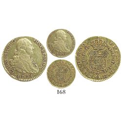 Madrid, Spain, bust 1 escudo, Charles IV, 1791MF.