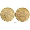 Image 1 : USA (San Francisco mint), $20 coronet Liberty, 1884-S.