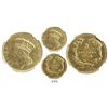Image 1 : USA (New Orleans mint), $3 Indian princess, 1854-O, encapsulated NGC XF details / removed from jewel