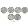 Image 1 : Lot of 3 USA (Philadelphia mint) seated Liberty dimes, 1883, 1887 and 1890, all encapsulated NGC MS 