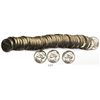 Image 1 : Original BU roll (40 coins) of USA (Denver mint) Jefferson 5c, 1950-D.