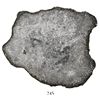 Image 1 : Small silver contraband "splash" ingot from the Concepcion (1641), 134 grams.