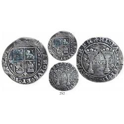 Mexico City, Mexico, 4 reales, Charles-Joanna, "Early Series," oMo to left, oPo to right, slightly l