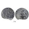 Image 1 : Mexico City, Mexico, 4 reales, Charles-Joanna, "Early Series," oMo to left, oPo to right, left-leani
