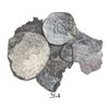 Image 1 : Lot of 7 fragments, all but one Mexican silver coins of Charles-Joanna but the last item some kind o
