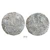 Image 1 : Seville, Spain, cob 4 reales, Philip II, assayer Gothic D at 4 o'clock outside tressure around cross