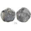 Image 1 : Mexico City, Mexico, cob 4 reales, Philip II, assayer F, below mintmark oM to left, denomination III