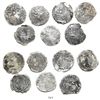 Image 1 : Lot of 7 Lima, Peru, cob 4 reales, Philip II, assayer Diego de la Torre, various varieties.